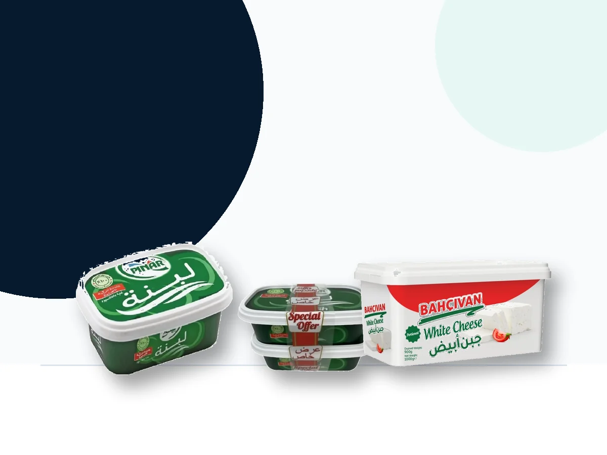 Unbranded chilled dairy-style grocery products for wholesale food distribution