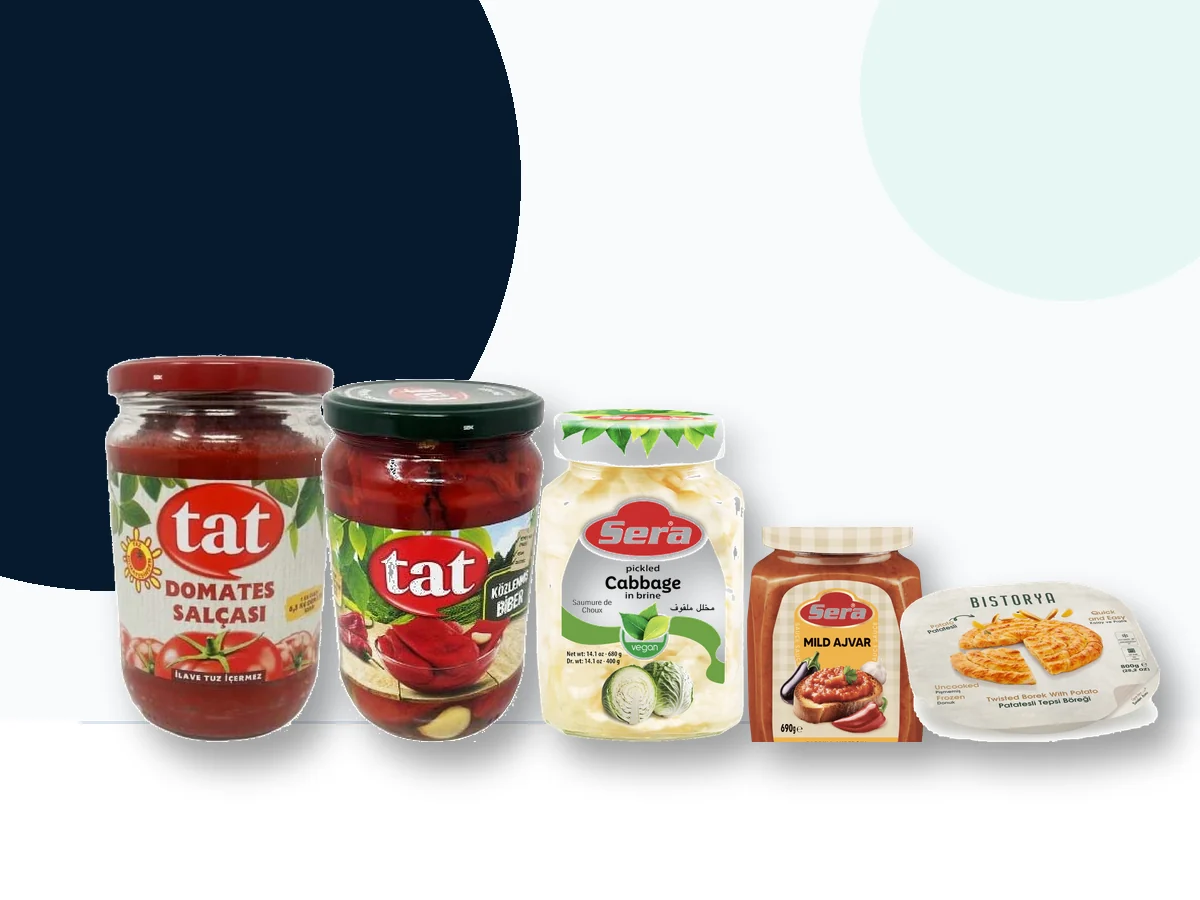 Sauces, pastes, condiments, spreads, and jarred grocery products